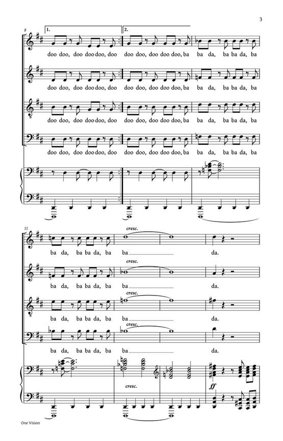 One Vision - pro sbor SATB