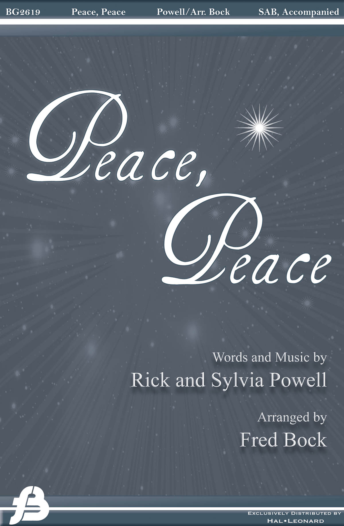 Peace, Peace - pro sbor SAB