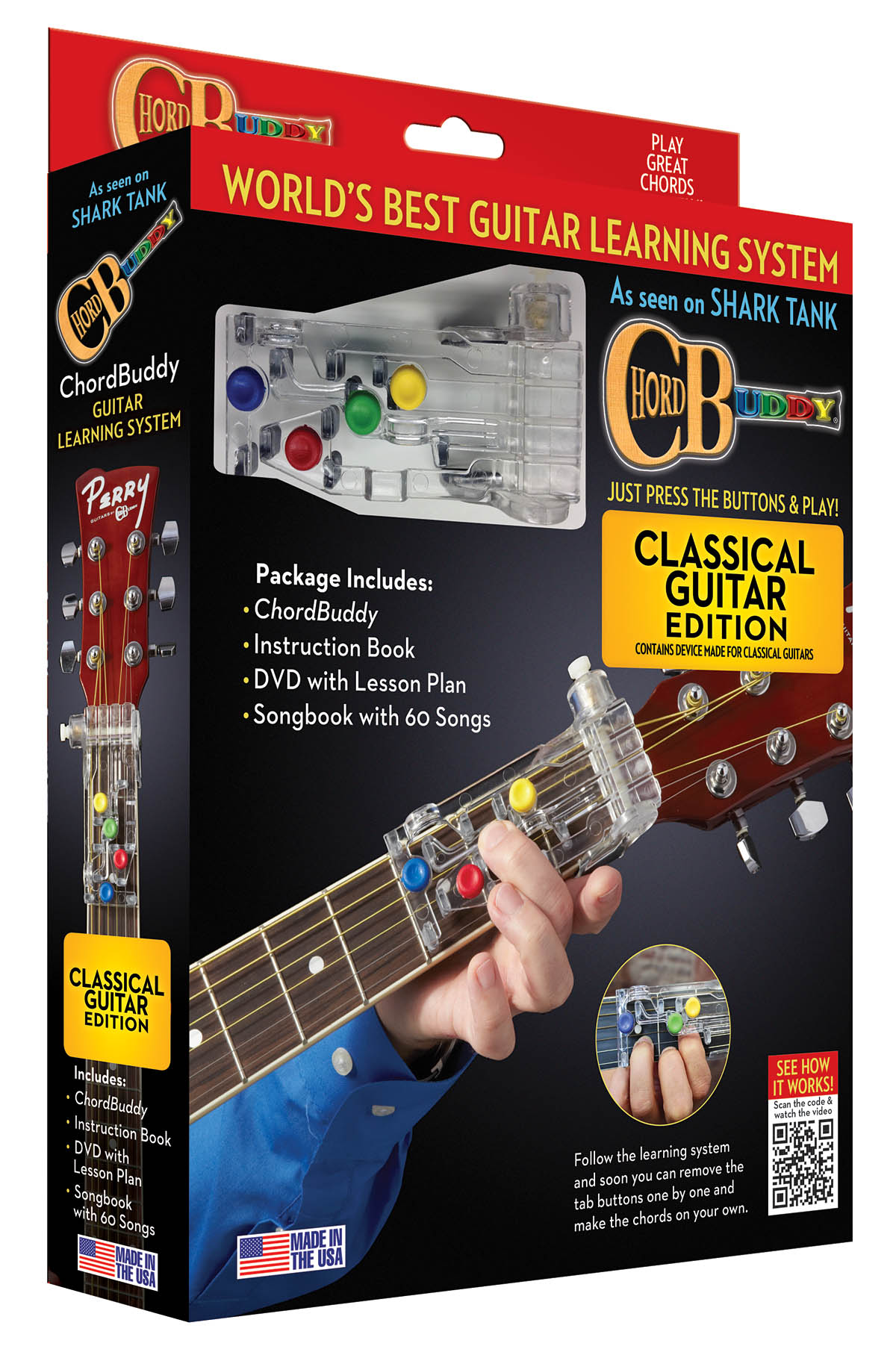 ChordBuddy Classical Guitar Learning Boxed System - pro kytaru