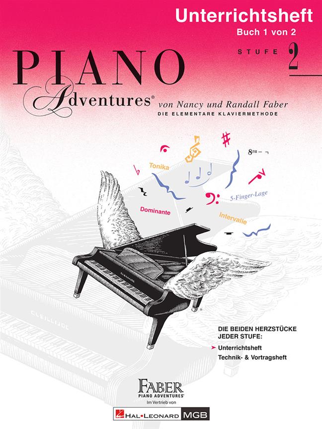 Piano Adventures: Unterrichtsheft 2 - Stufe 2 (Buch 1 von 2)