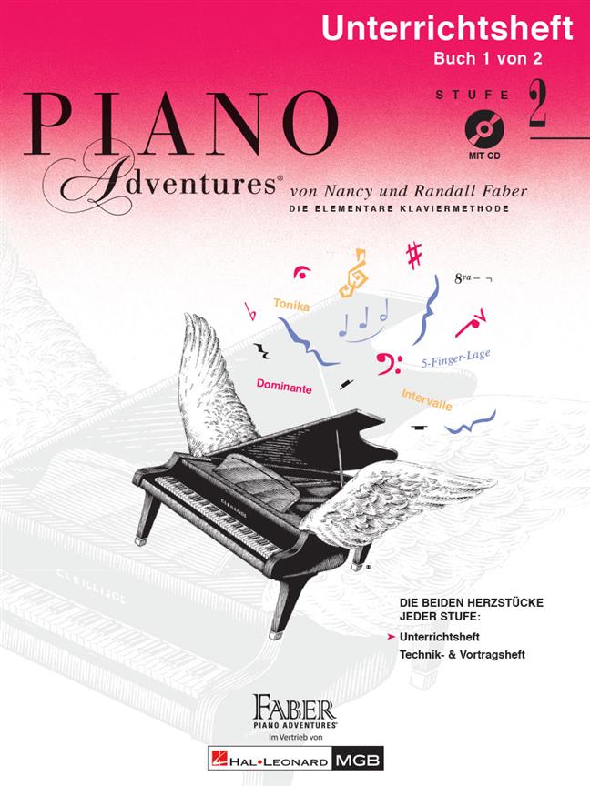 Piano Adventures: Unterrichtsheft 2 (mit CD) - Stufe 2 (Buch 1 von 2)