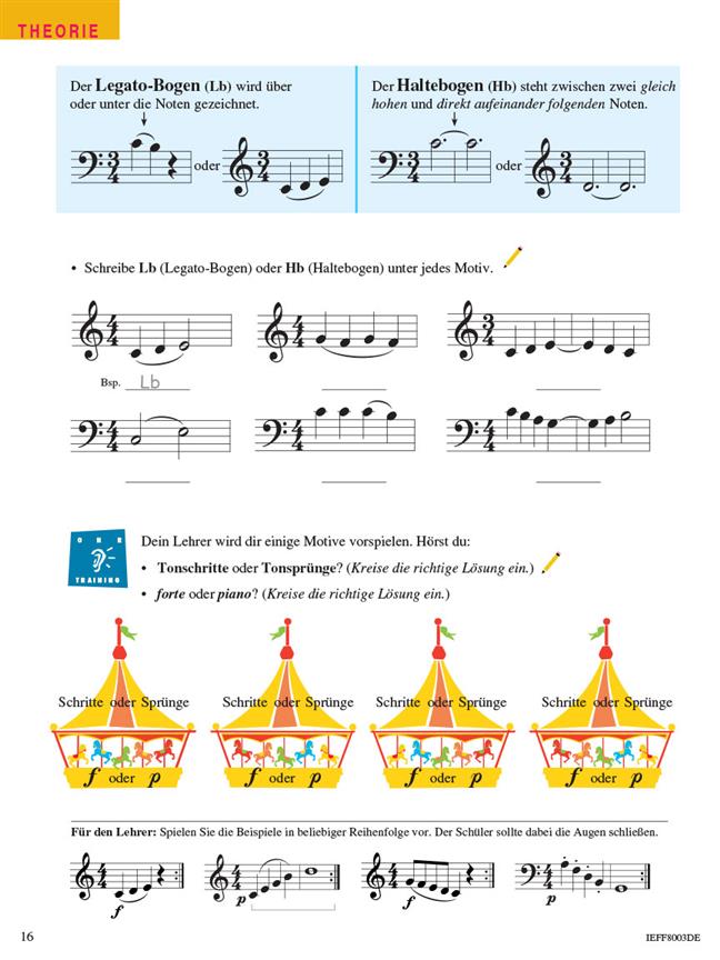 Piano Adventures: Unterrichtsheft 2 (mit CD) - Stufe 2 (Buch 1 von 2)