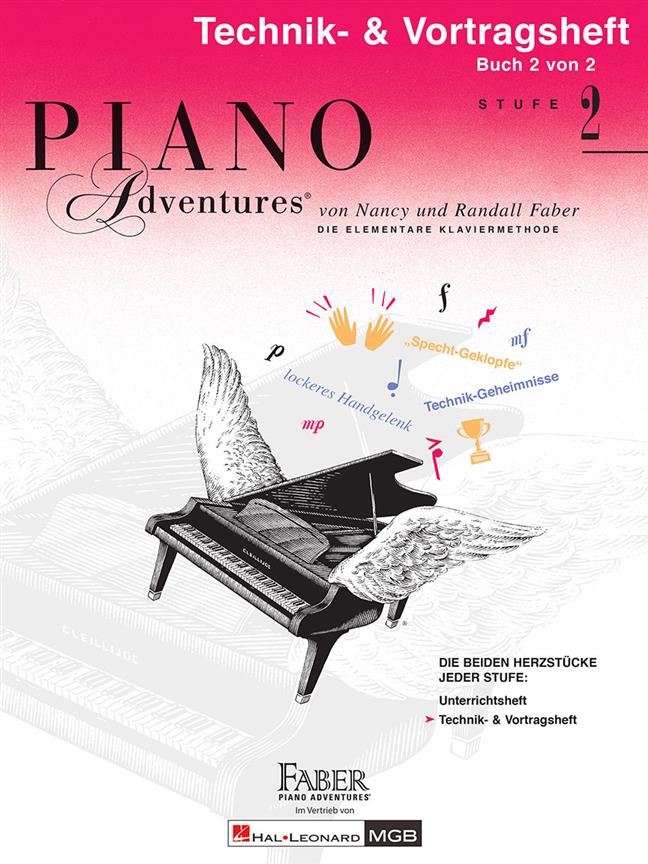 Piano Adventures: Technik- & Vortragsheft 2 - Stufe 2 (Buch 2 von 2)