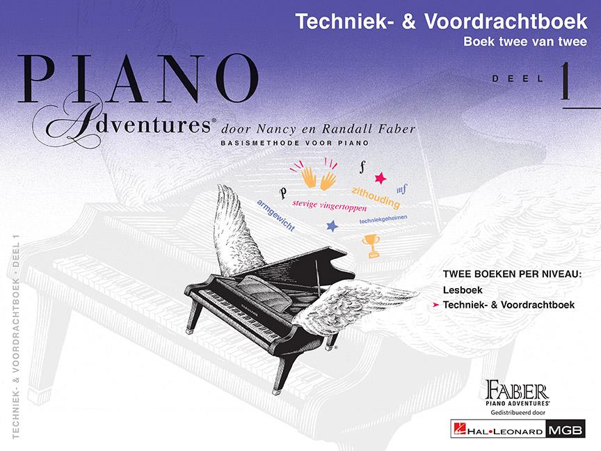 Piano Adventures: Techniek- & Voordrachtboek 1 - Deel 1 (Boek 2 van 2)