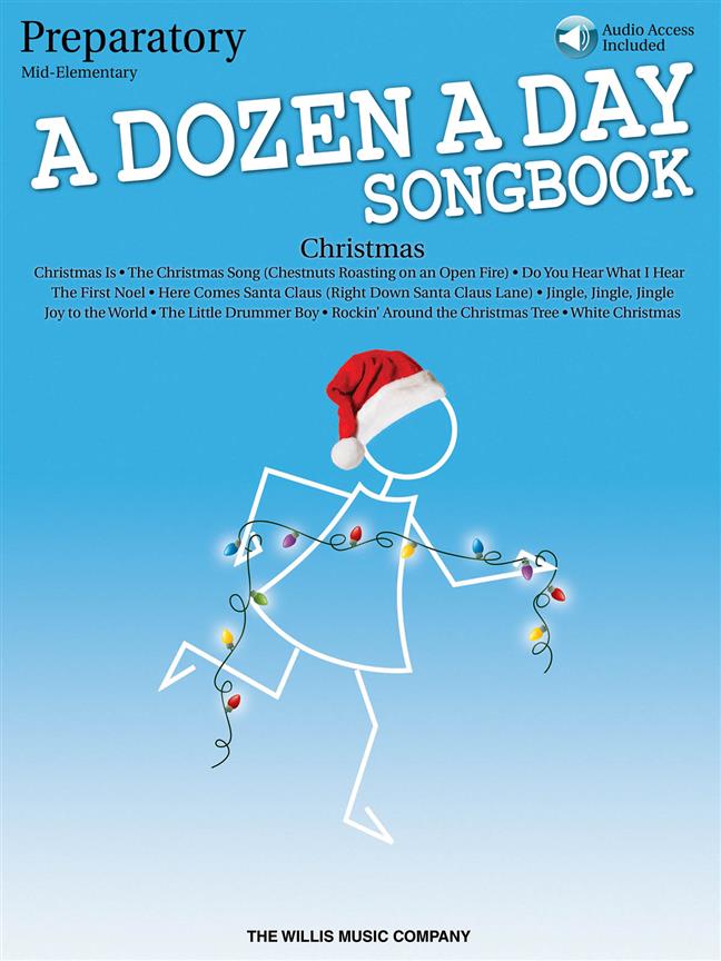A Dozen a Day Christmas Songbook - Preparatory - Mid-Elementary Level - učebnice na klavír