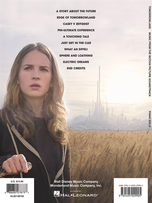 Tomorrowland - Music from the Motion Picture Soundtrack - filmové melodie na klavír