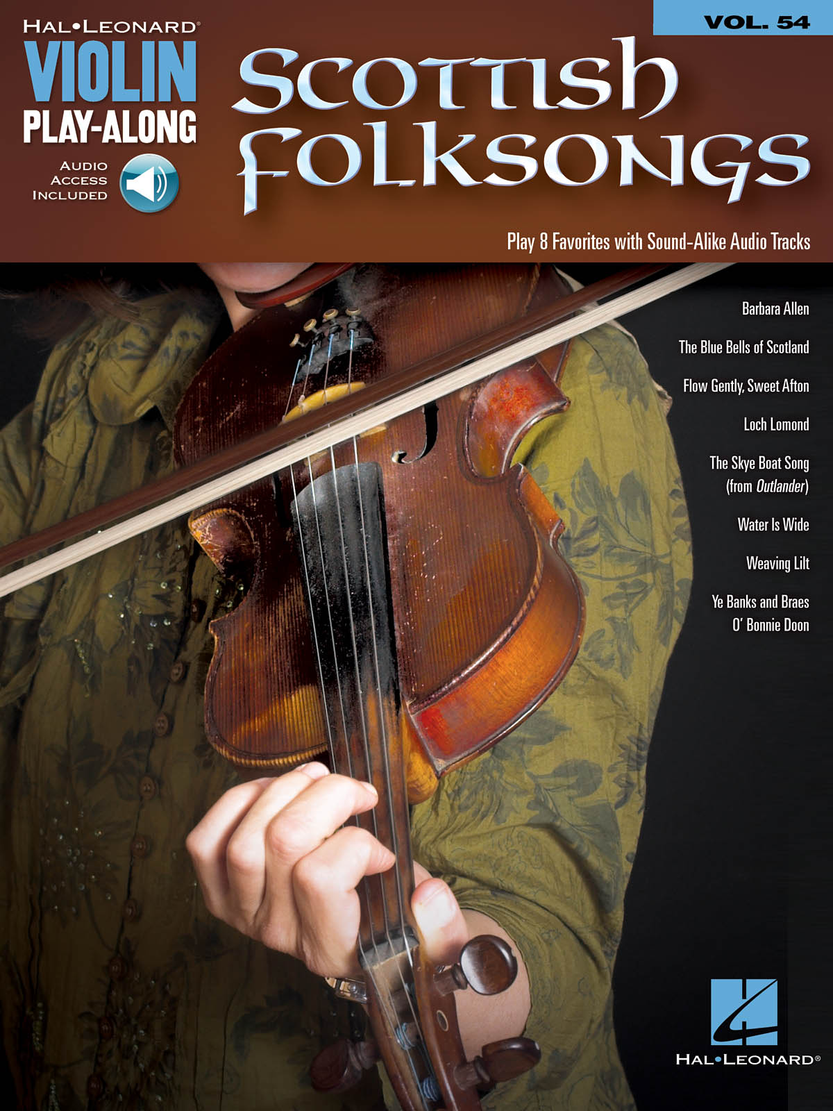 Scottish Folksongs - Violin Play-Along Volume 54 - noty pro housle