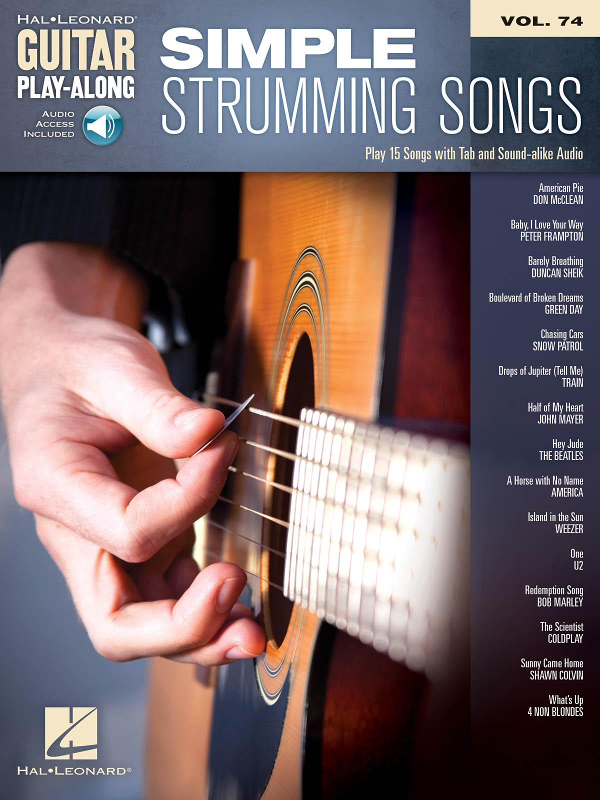 Simple Strumming Songs - Guitar Play-Along Volume 74