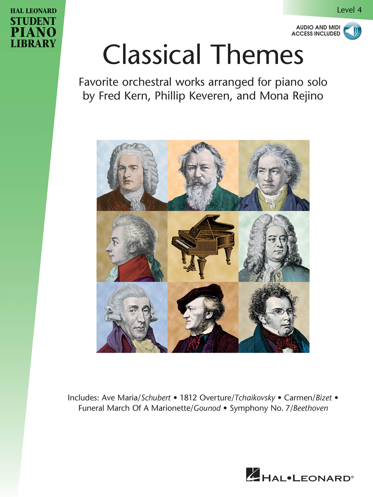 Classical Themes - Level 4 - Hal Leonard Student Piano Library - učebnice na klavír