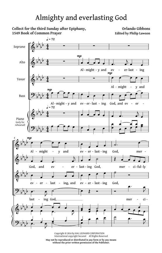 Five English Anthems - (Collection) - noty pro sbor SATB a Cappella