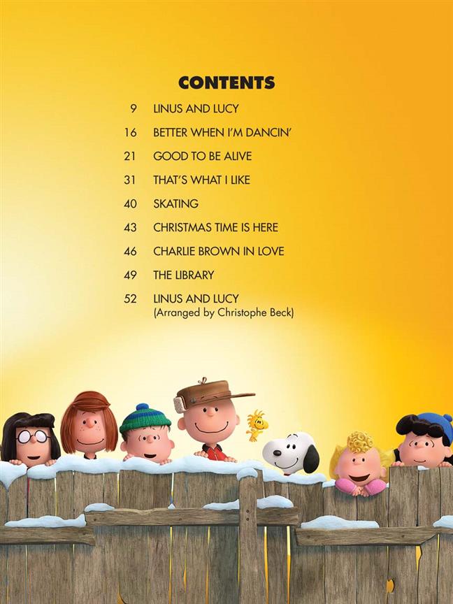 The Peanuts Movie - Music from the Motion Picture Soundtrack - noty pro zpěv, klavír s akordy pro kytaru