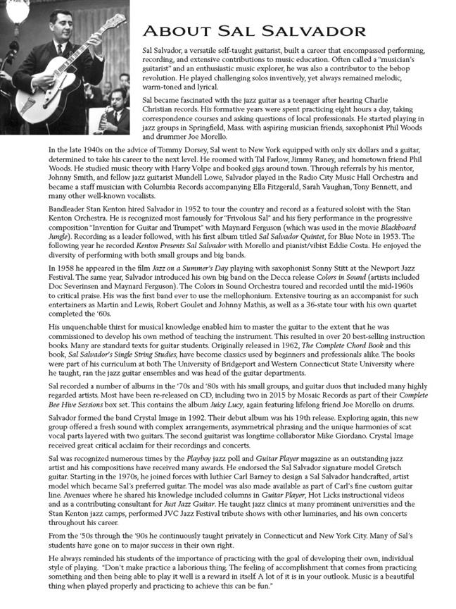 Sal Salvador's Single String Studies for Guitar - Bestselling Classic Book - Updated Edition with Tab - pro kytaru