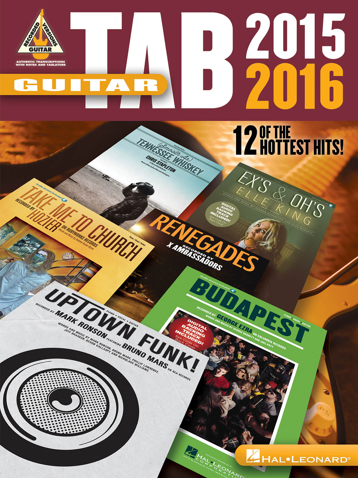 Guitar Tab 2015-2016 - 12 of the Hottest Hits! - noty na kytaru