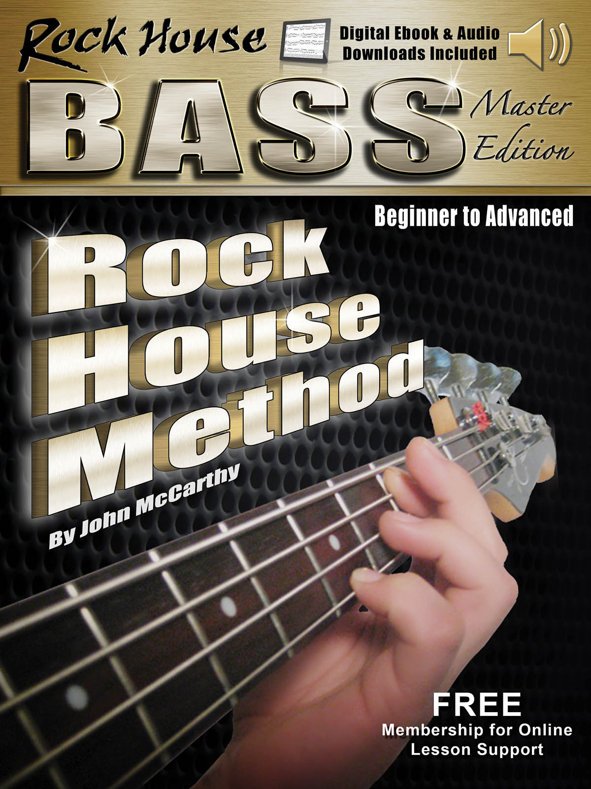 Rock House Bass Guitar Master Edition Complete - Beginner - Advanced - pro kytaru