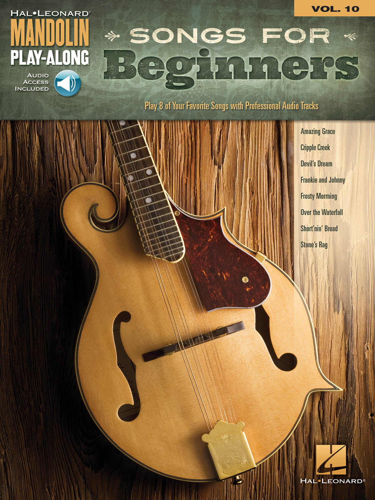 Songs for Beginners - Mandolin Play-Along Volume 10 - noty na mandolínu