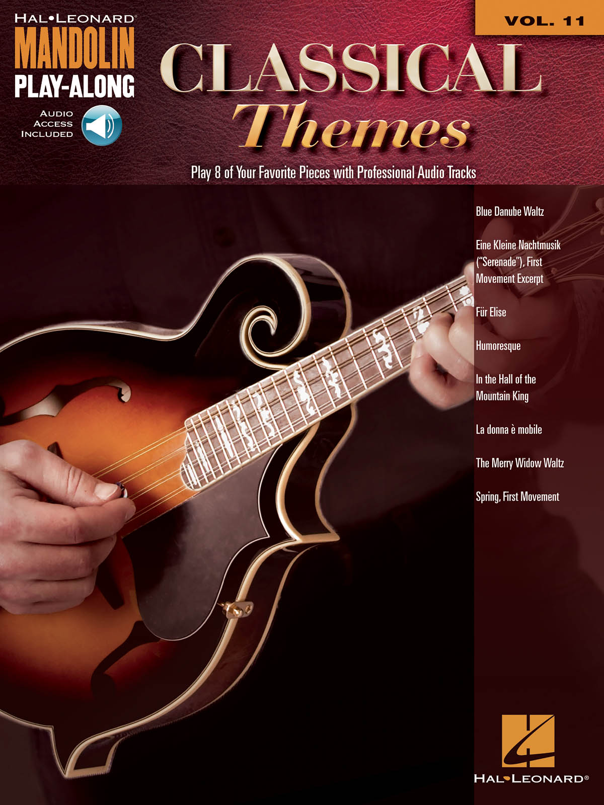 Classical Themes - Mandolin Play-Along Volume 11 - noty na mandolínu