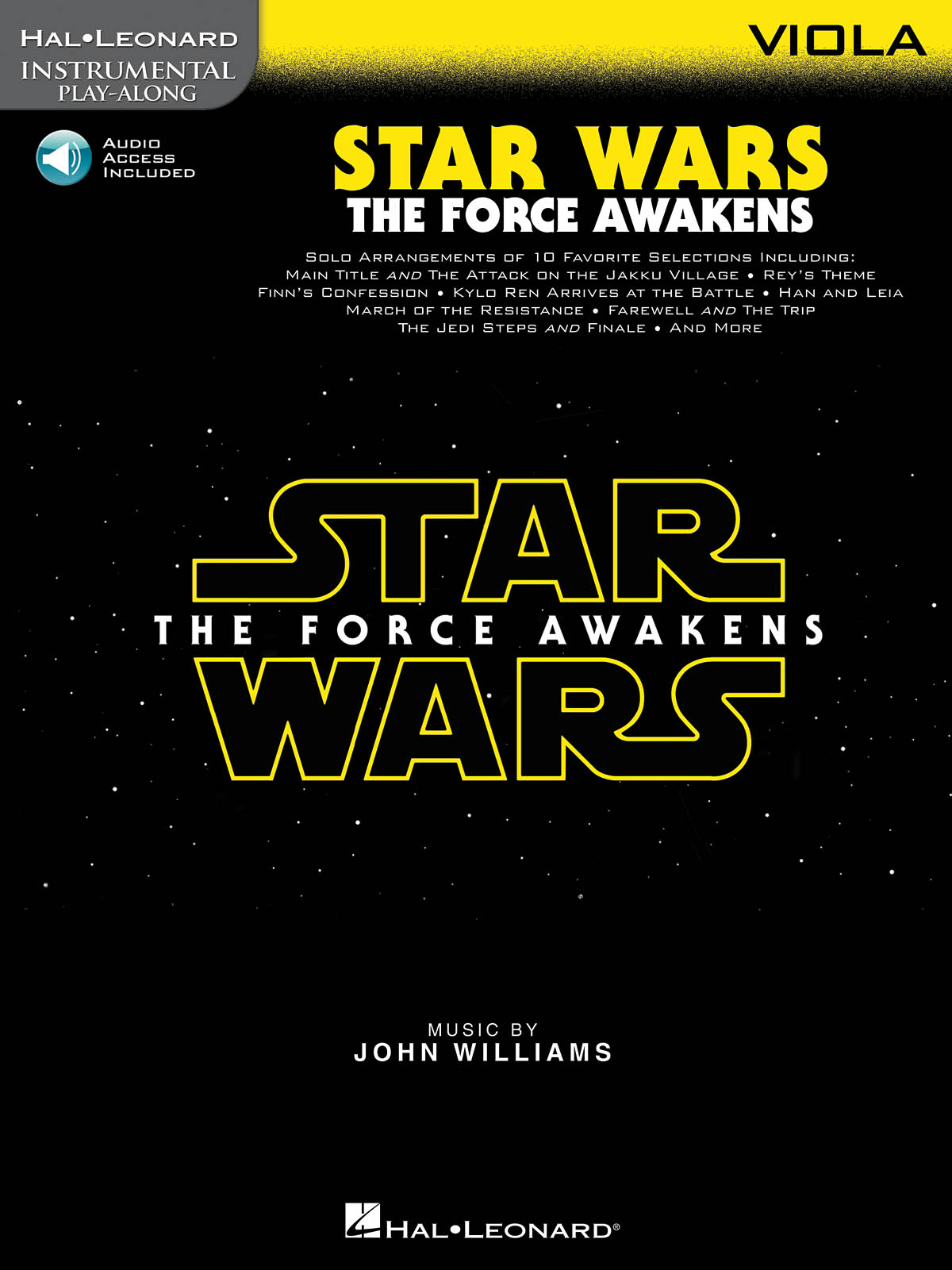 Star Wars: The Force Awakens - Viola - Instrumental Play-Along - noty pro violu