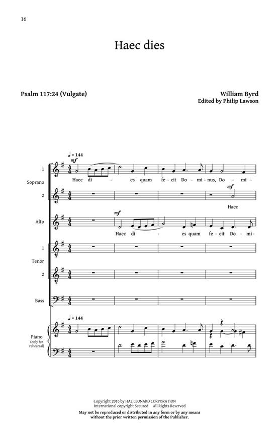 Five Sacred Choral Works - Collection - noty pro sbor SATB a Cappella