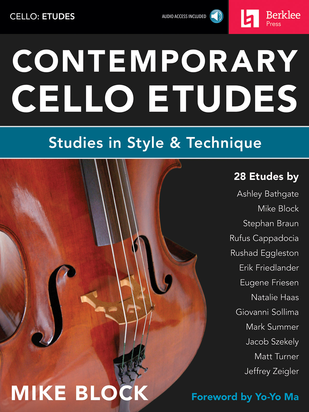 Contemporary Cello Etudes - Studies in Style & Technique - etudy pro violoncello