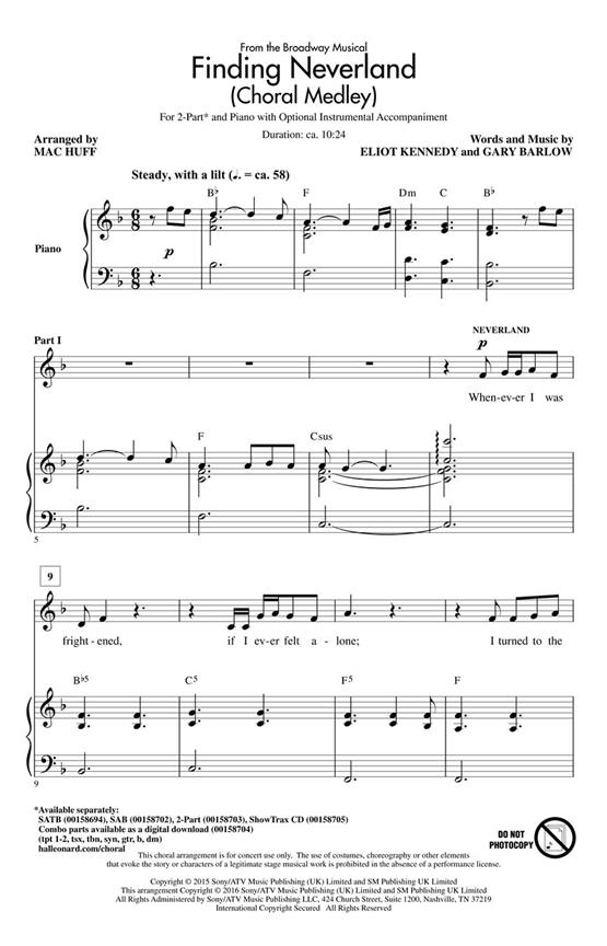 Here Comes the Lion Guard - pro sbor 2-Part Choir
