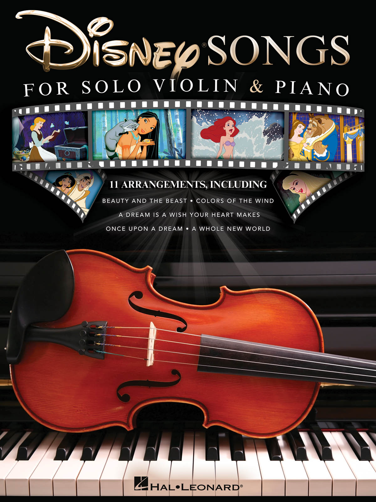 Disney Songs for Solo Violin & Piano noty pro housle a klavír