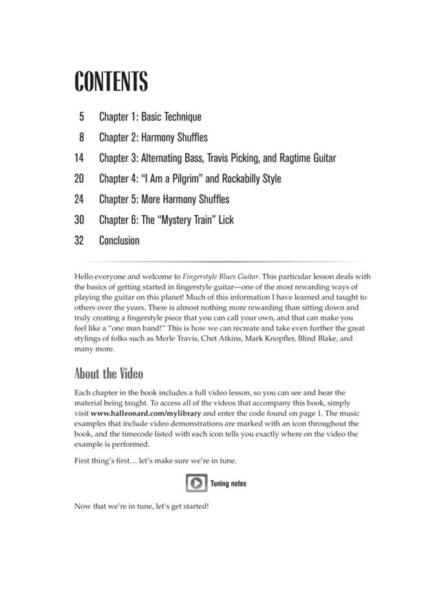 Arlen Roth Teaches Fingerstyle Guitar - A Guide to Fingerpicking, Including Folk, Blues, Ragtime & Travis Picking Styles - pro kytaru