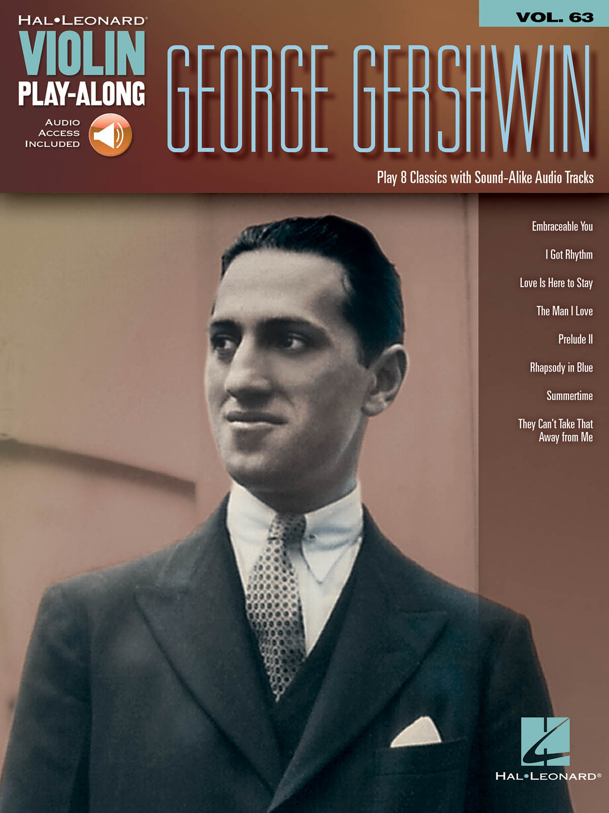 George Gershwin - Violin Play-Along Volume 63 - noty pro housle
