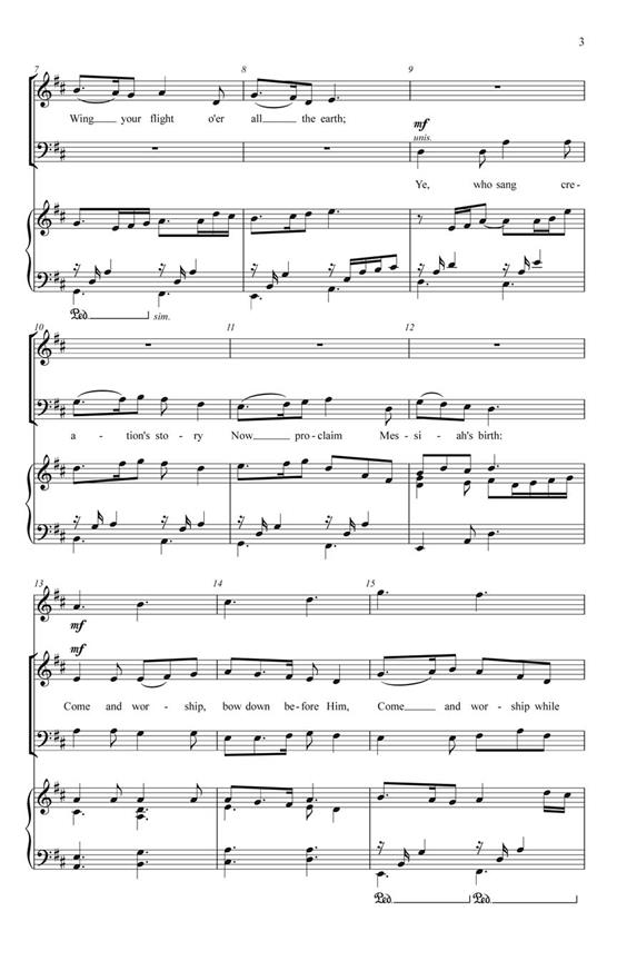 Now Proclaim Messiah's Birth - pro sbor SATB