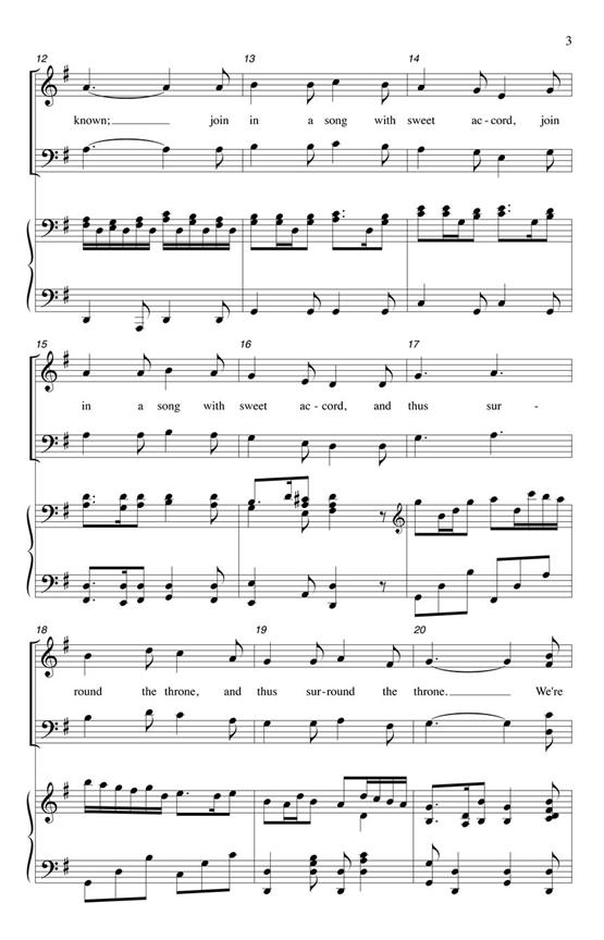 We're Marching to Zion - pro sbor SATB