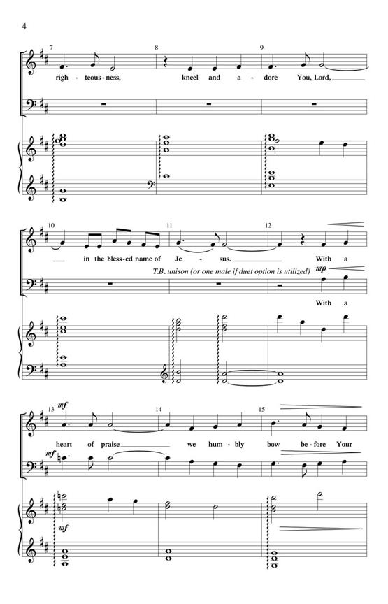 Worship You Alone - pro sbor SATB