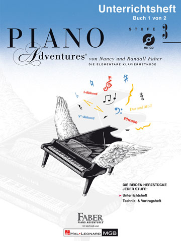 Piano Adventures: Unterrichtsheft 3 (mit CD) - Stufe 3 (Buch 1 von 2)