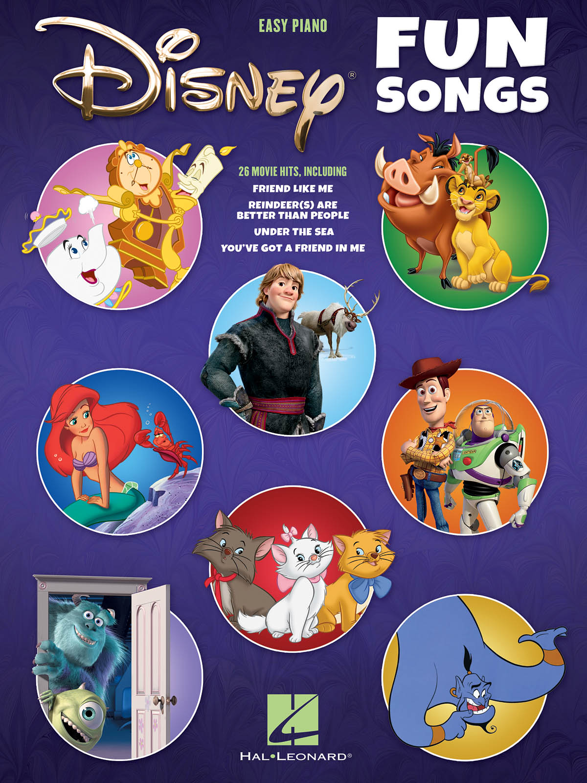 Disney Fun Songs  - Easy Piano klavír kniha pro děti
