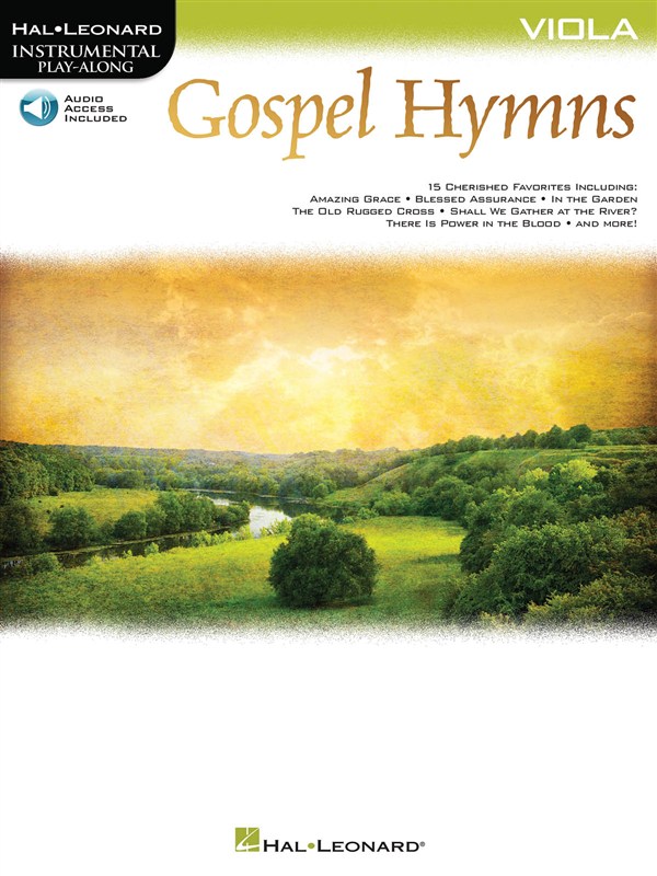 Gospel Hymns for Viola (Book/Audio)