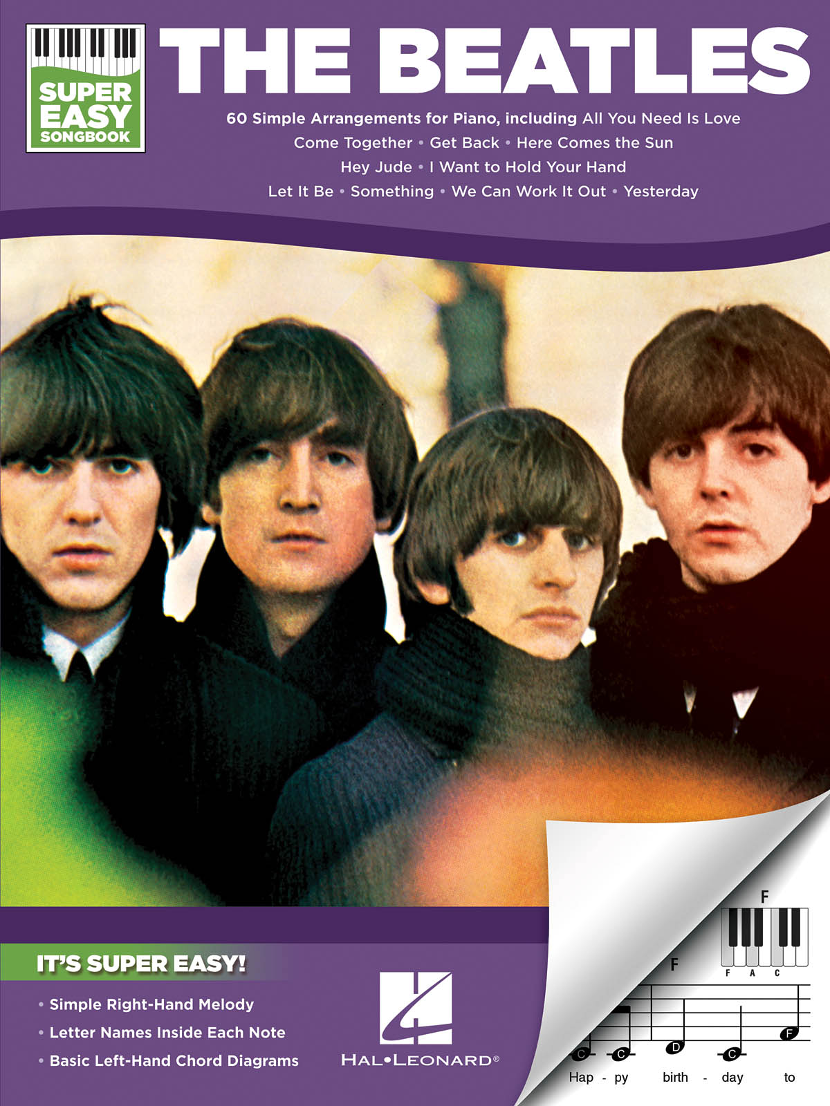 The Beatles: Super Easy Songbook - jednoduché skladby pro klavír