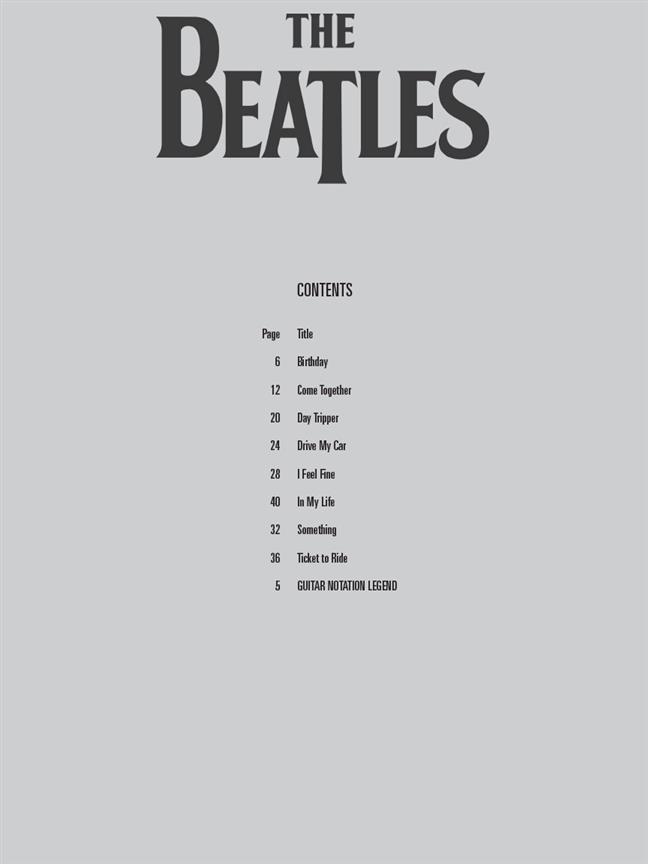 The Beatles - Guitar Play-Along Volume 25