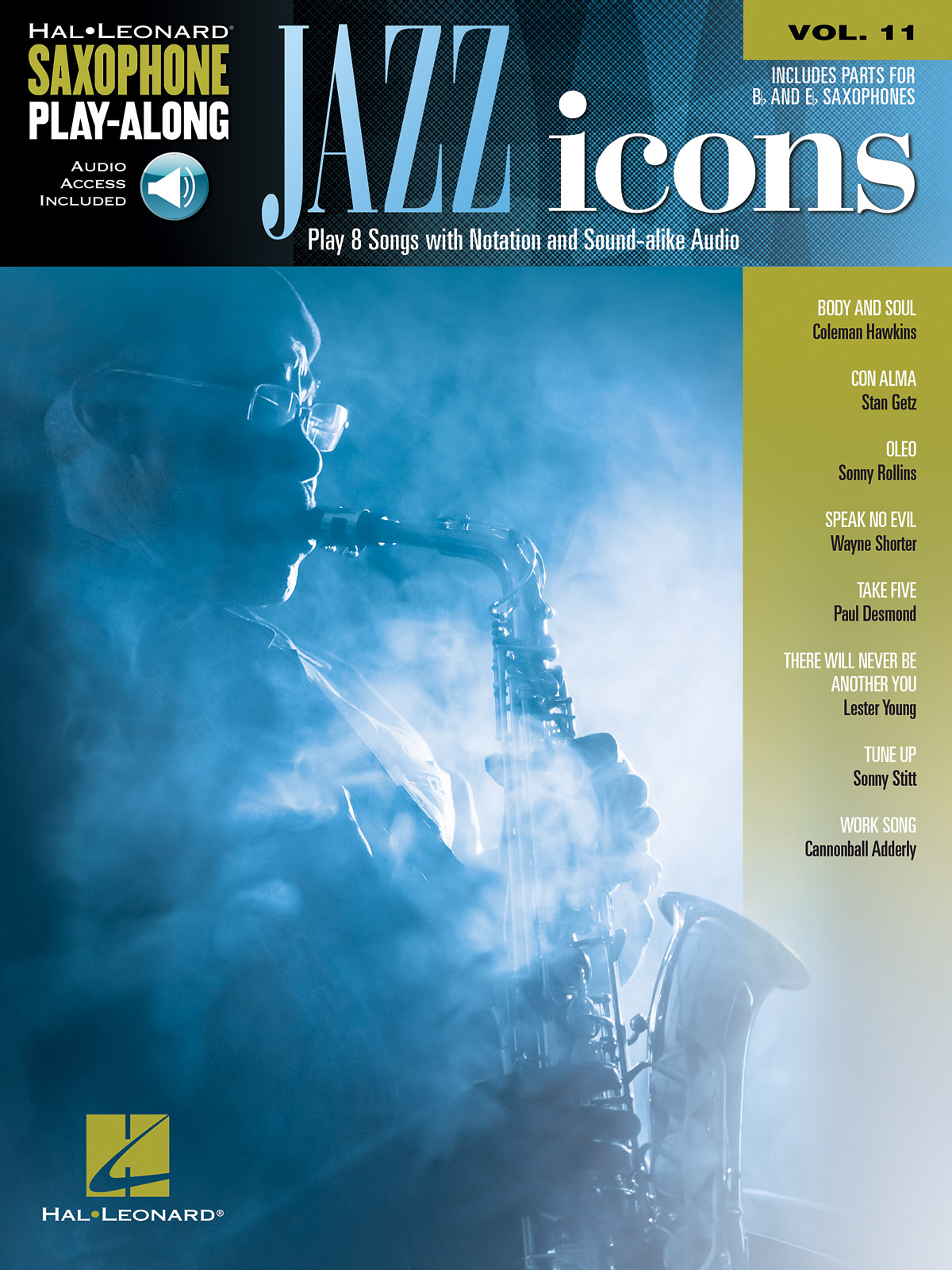 Jazz Icons - Saxophone Play-Along Volume 11 - noty pro saxofon