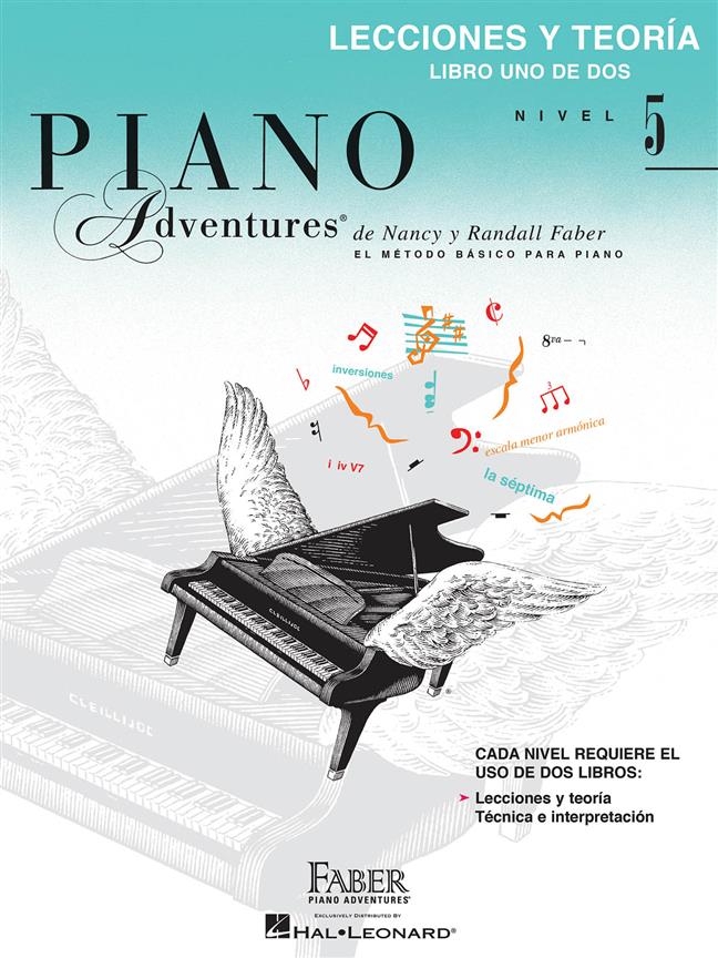 Faber Piano Adventures: Lecciones y Teoría 5 - Level 5 Lesson & Theory Book