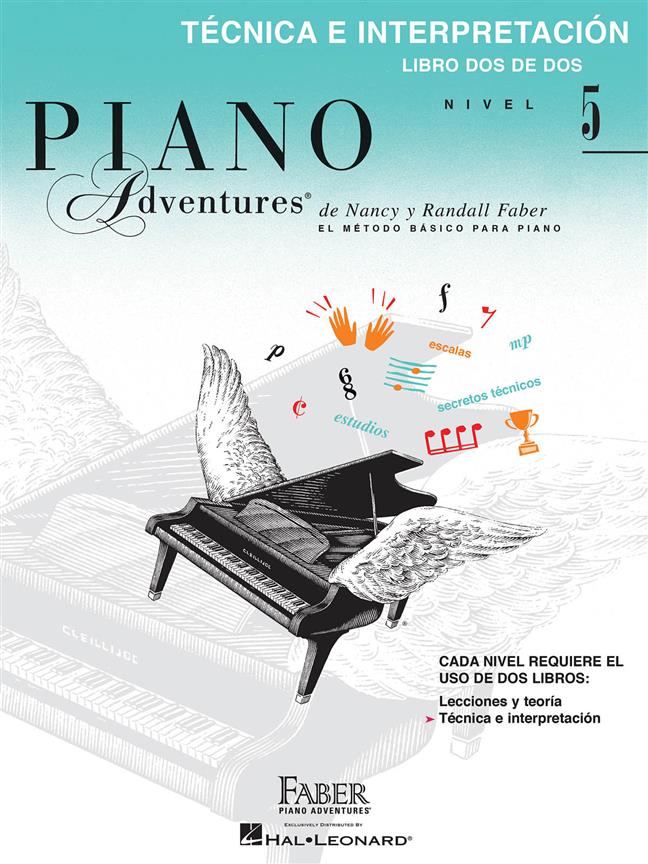 Faber Piano Adventures:Téchnica e Interpretación 5 - Level 5 Technique & Performance Book