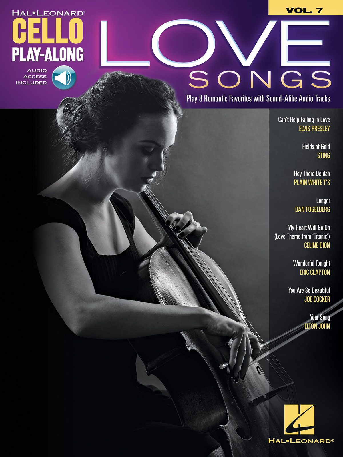 Love Songs - Cello Play-Along Volume 7