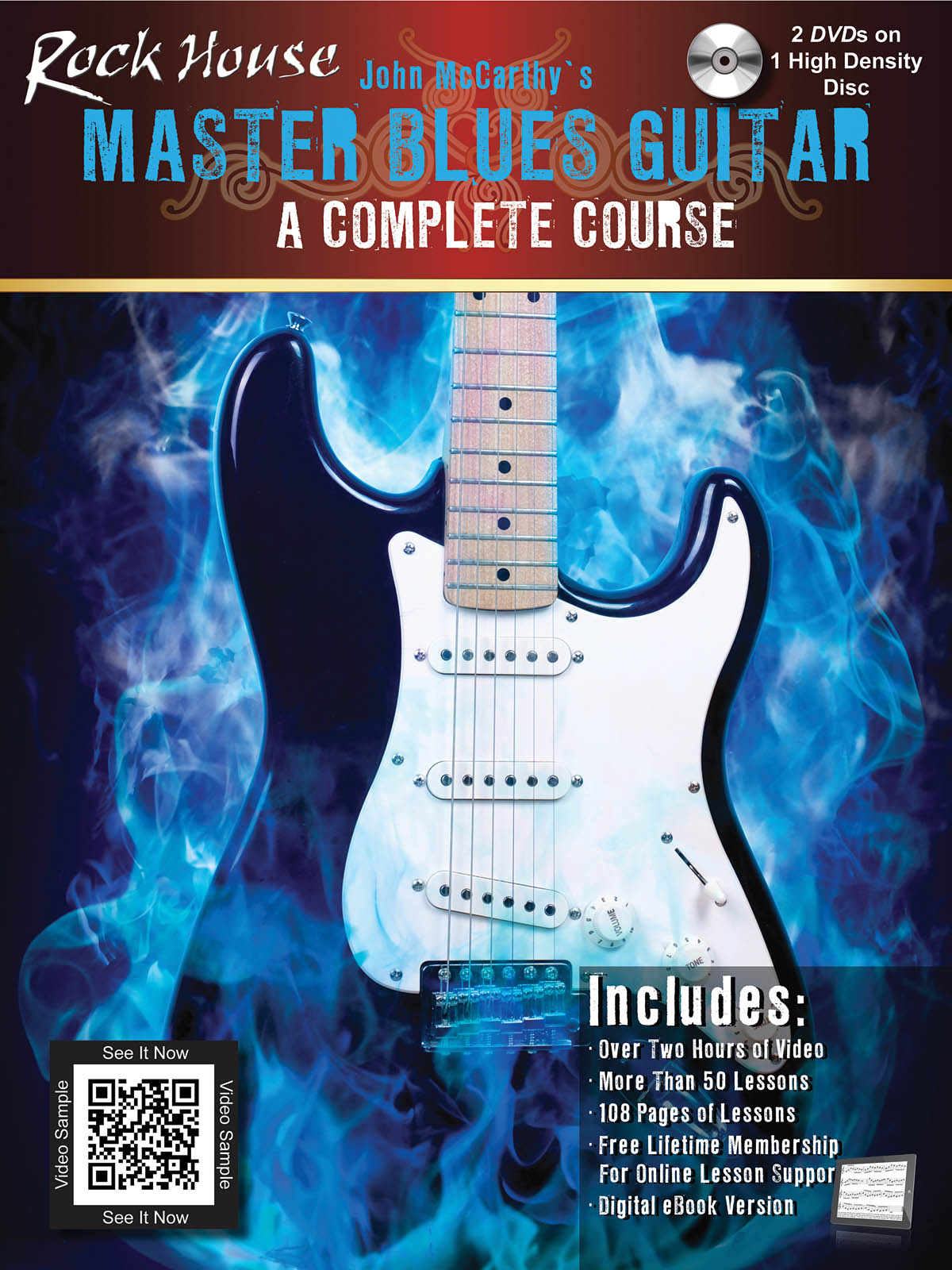 Rock House Master Blues Guitar - A Complete Course - pro kytaru