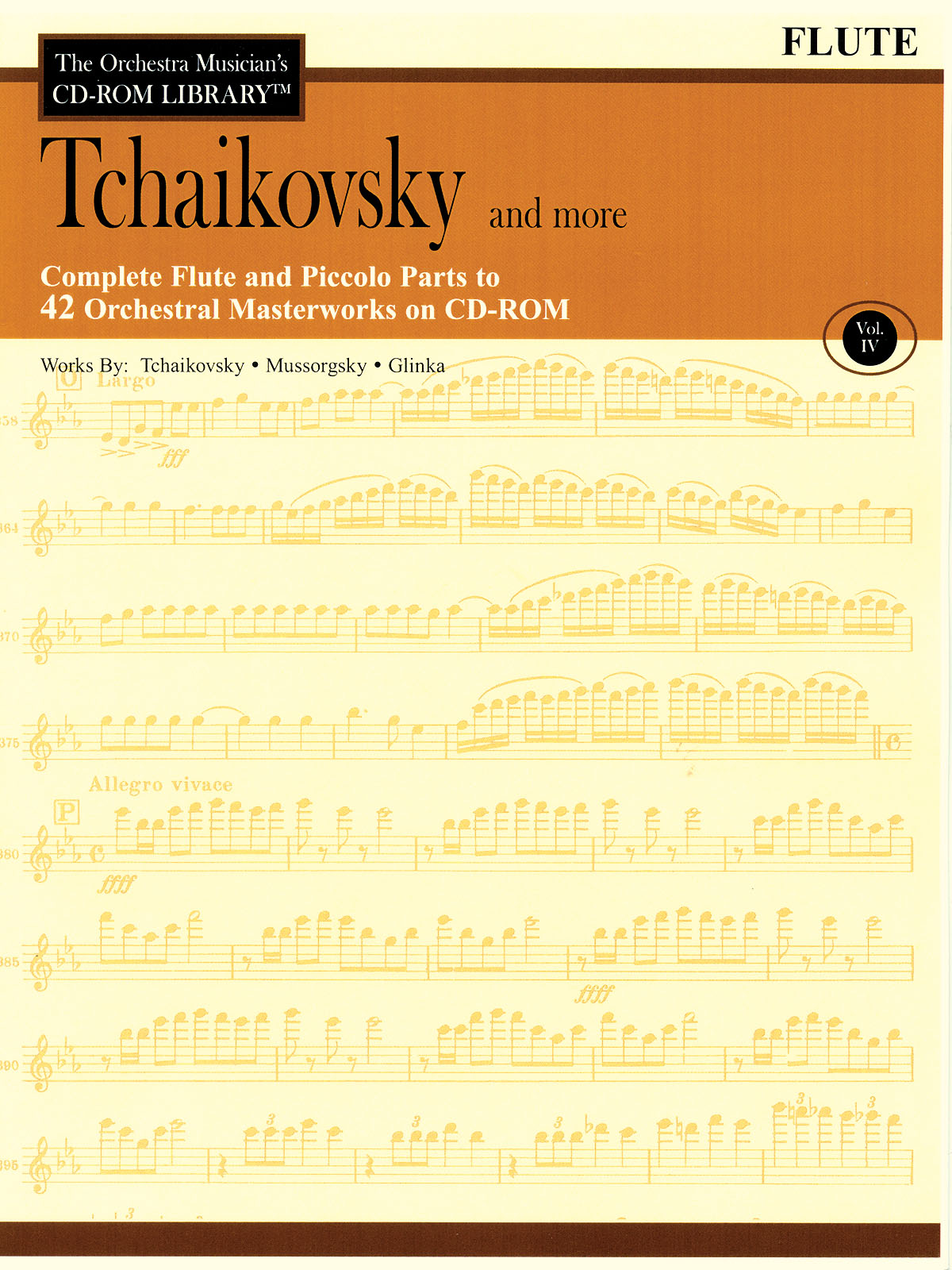 Tchaikovsky and More - Volume 4 - The Orchestra Musician's CD-ROM Library - Flute - noty a skladby pro příčnou flétnu