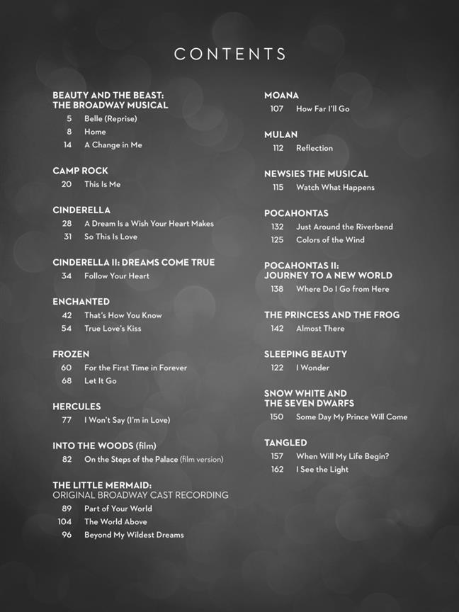 Disney Ingenue Songbook - 27 Songs from Stage and Screen noty pro zpěv a klavír