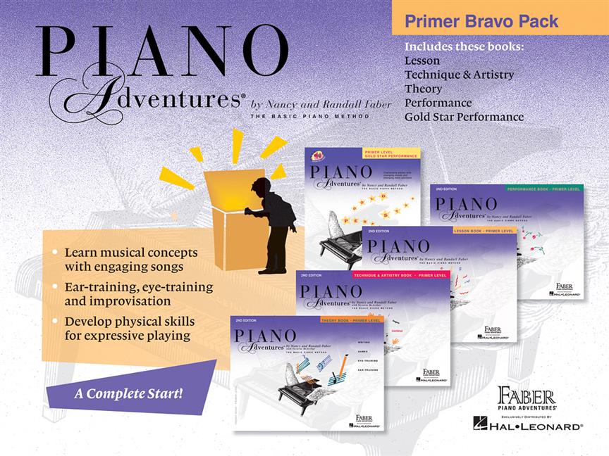 Piano Adventures Primer Bravo Pack - The Basic Piano Method