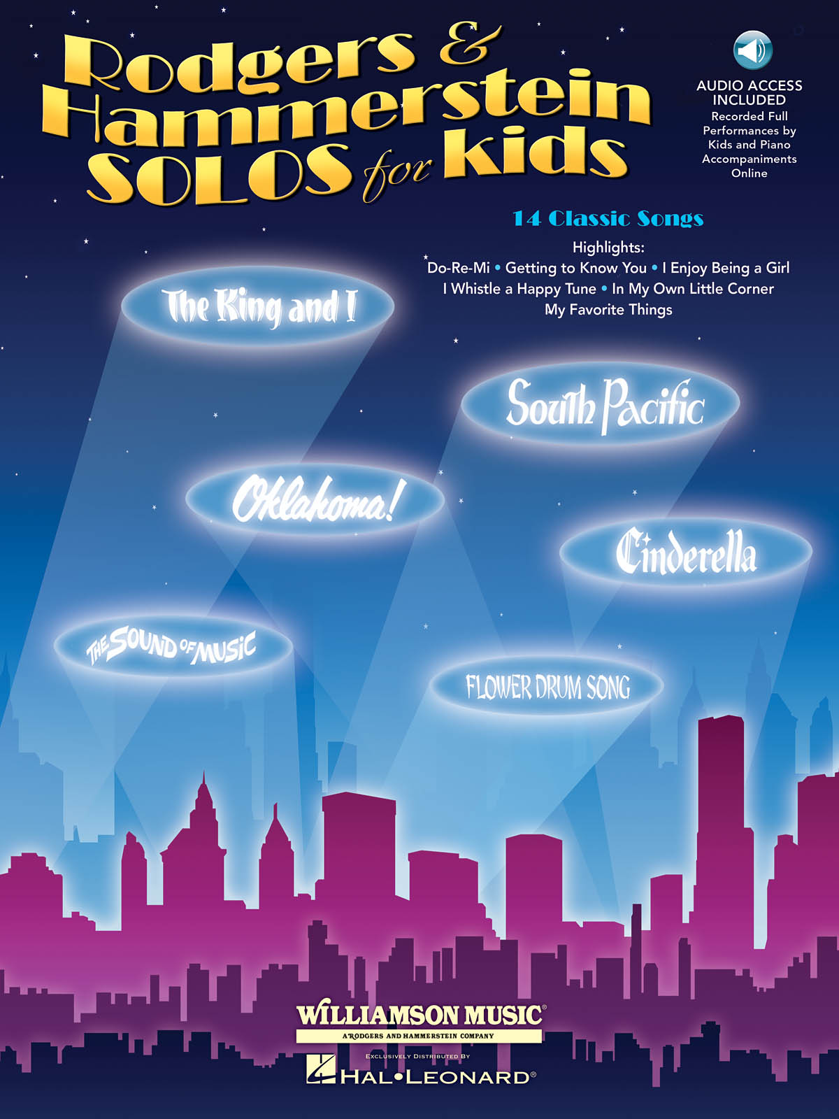 Rodgers & Hammerstein Solos For Kids  - noty pro zpěv a klavír