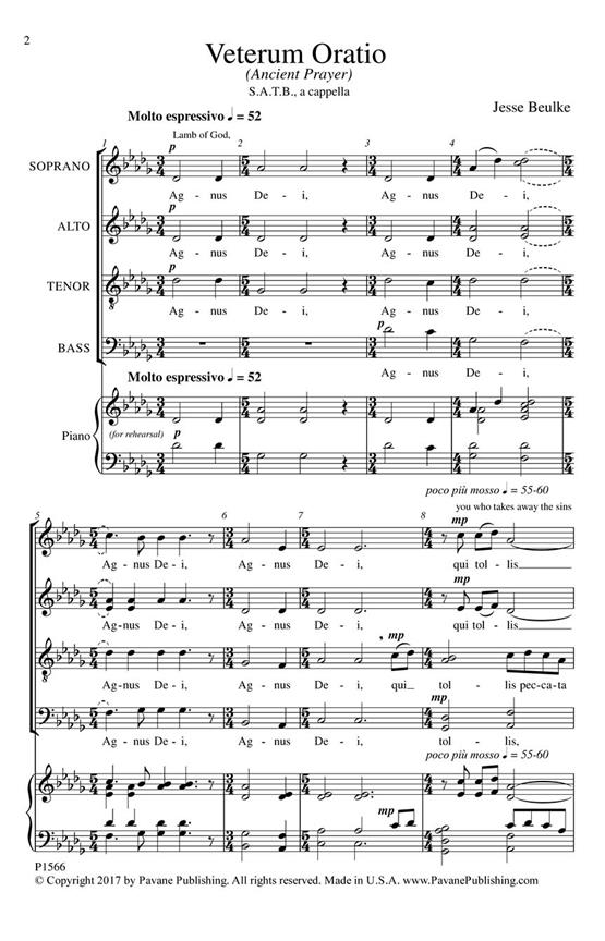 Veterum Oratio (Ancient Prayer) - Ancient Prayer - pro sbor SATB