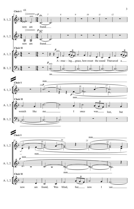 How Sweet the Sound - pro sbor SATB a Cappella