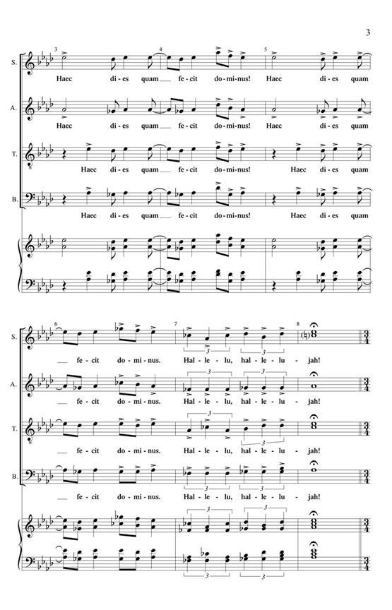 Haec Dies - pro sbor SATB