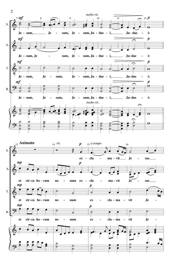 Tenebrae - pro sbor SATB a Cappella
