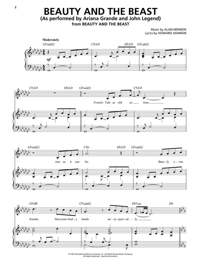 Beauty and the Beast - Vocal Solo with Online Audio