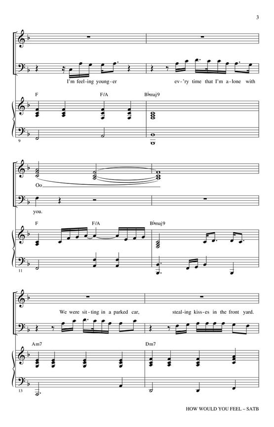 How Would You Feel - pro sbor SATB